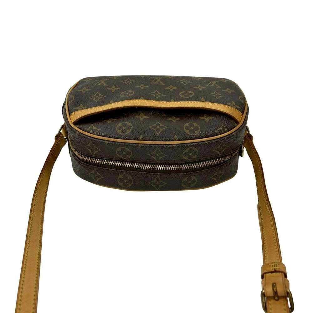 LOUIS VUITTON Authentic Brown Monogram Leather Pochette Shoulder Bag - Picture 4 of 10